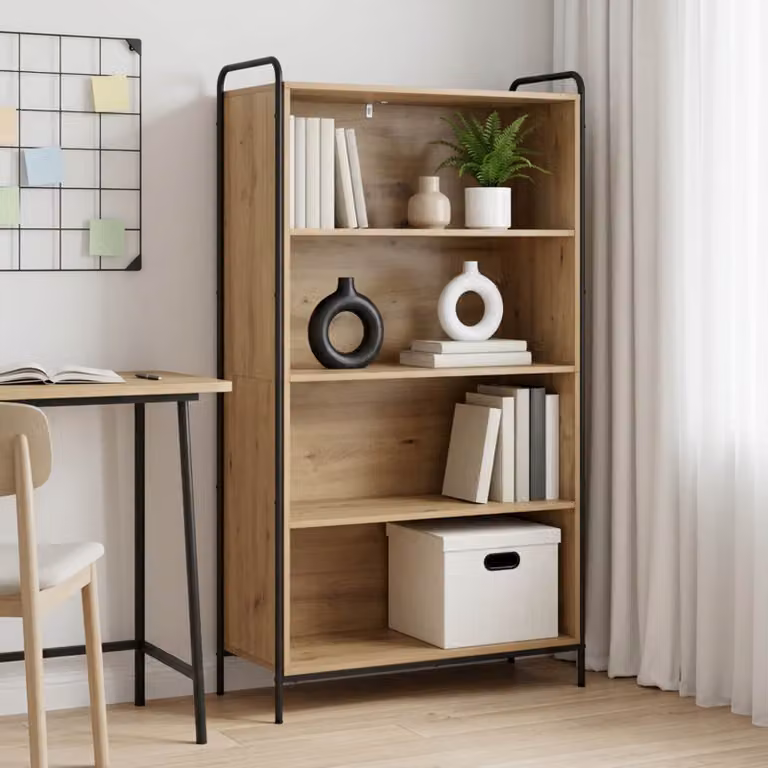 vidaXL Armadio per Libri 55,5 x 33 x 174 cm Legno ingegnerizzato