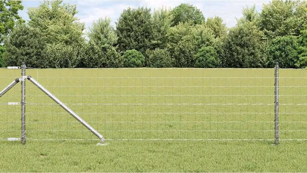 Recinzione in rete saldata con punte 10 x 0,4 m (P x H)