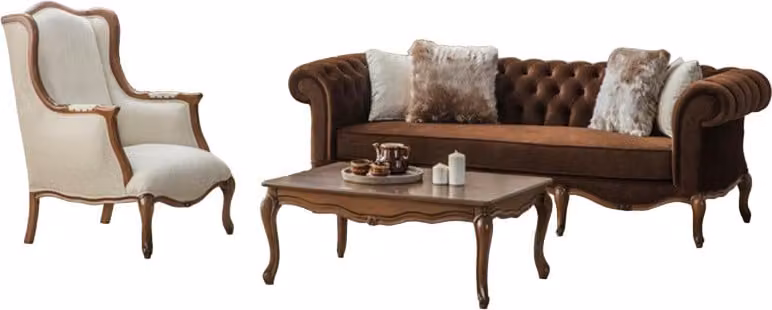 Sofa Couch Sitzmöbel Wohnzimmergarnitur Sofas Sessel Couchgarnitur Polsterset