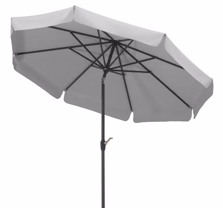 Ombrellone Schneider ORLANDO, grigio argento, Ø 270 cm circa, rotondo