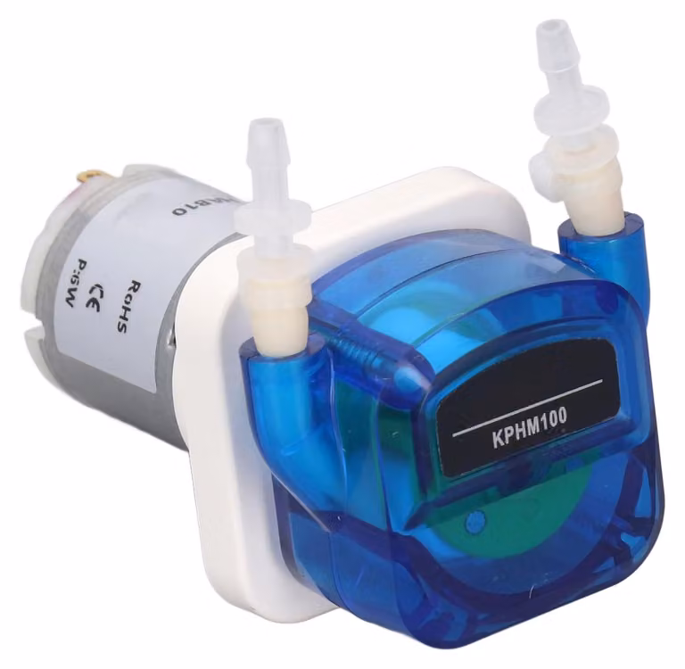 Pompe peristaltiche da 6W, con una portata di 180 ml/min, a 24V, per uso in laboratorio e nell'industria alimentare