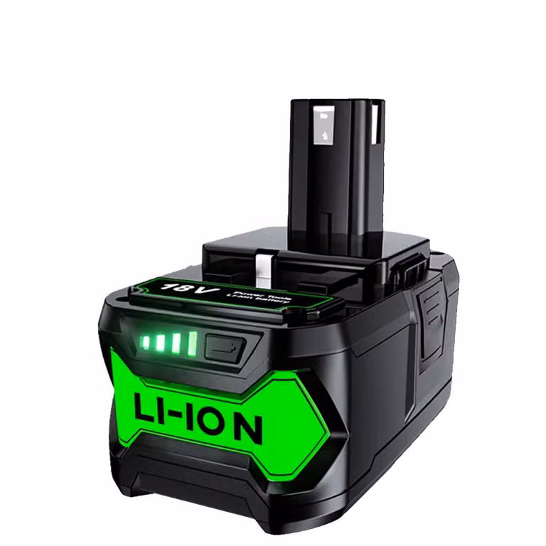 Batteria al litio di ricambio, capacità 6000mAh/9000mAh, compatibile con gli elettroutensili Ryobi ONE+Plus, 1 pezzo di batteria 6.0