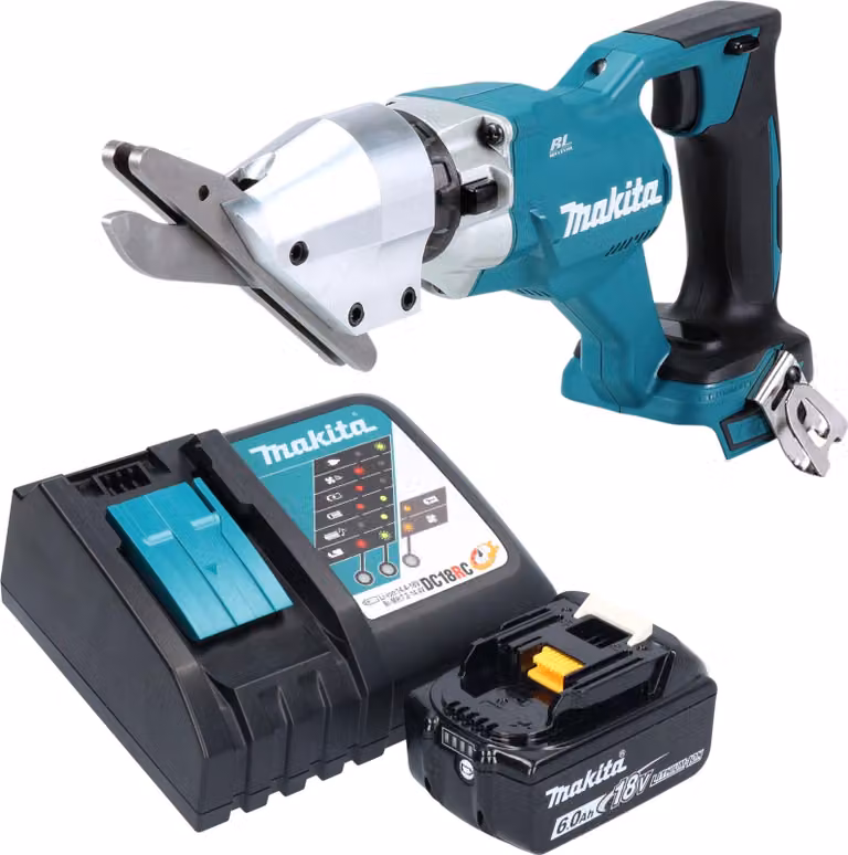 Makita DJS 800 RG1 Cesoie per fibrocemento a batteria 18 V Brushless + 1x batteria 6,0 Ah + caricabatteria