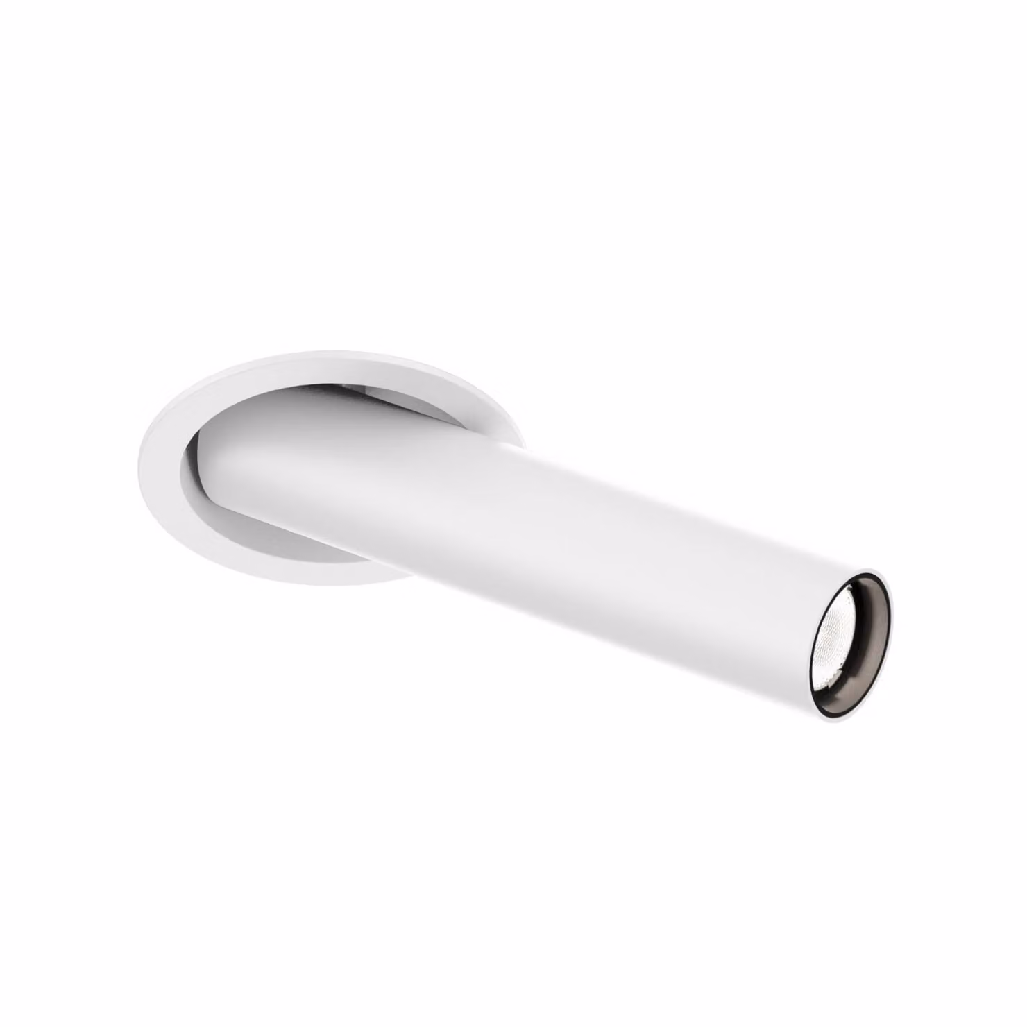Wever & Ducré Lighting WEVER DUCRÉ Faretto LED da incasso Match Sneak bianco 2.700 K, Bianco / Opale, Soggiorno / Sala da pranzo, Alluminio, Moderno