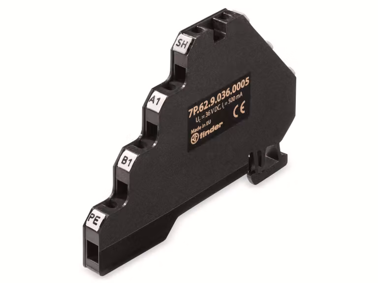 Finder 7P.62.9.009.0485 7P.62.9.009.0485 Scaricatore di sovratensioni Protezione da sovratensioni per: Quadro di distribuzione 1 pz. (