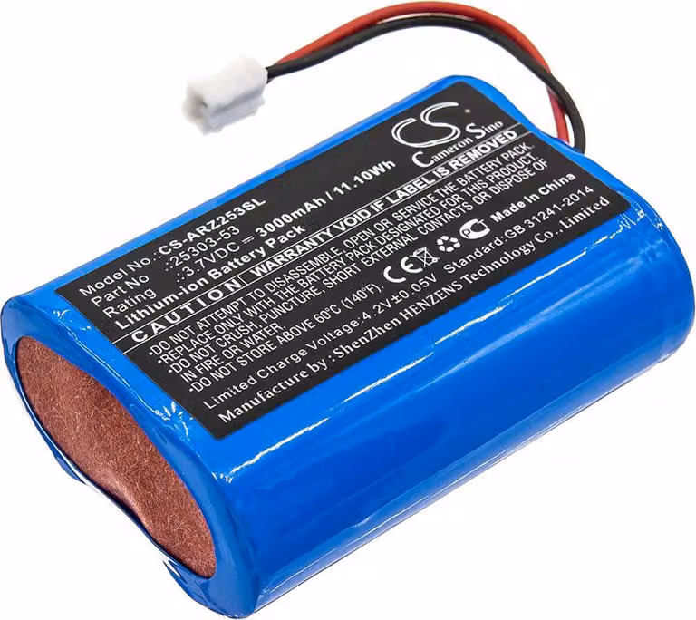 TECHTEK Batteria compatibile con [Argos] Omega Zen pipette controllers sostituisce 25303-53