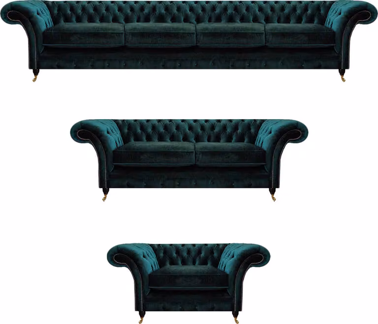 Sofagarnitur Luxus Textil Komplett Sofas Wohnzimmer Sessel Couchen