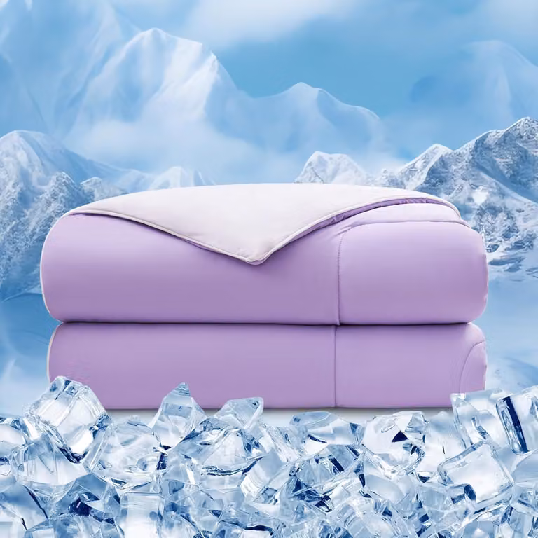 Coperta refrigerante 135 x 210 cm, colore viola, con tecnologia Arc-Chill-3.0