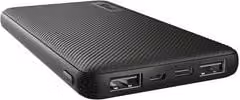 Power bank Trust PRIMO Eco Black con batteria da 10000mAh