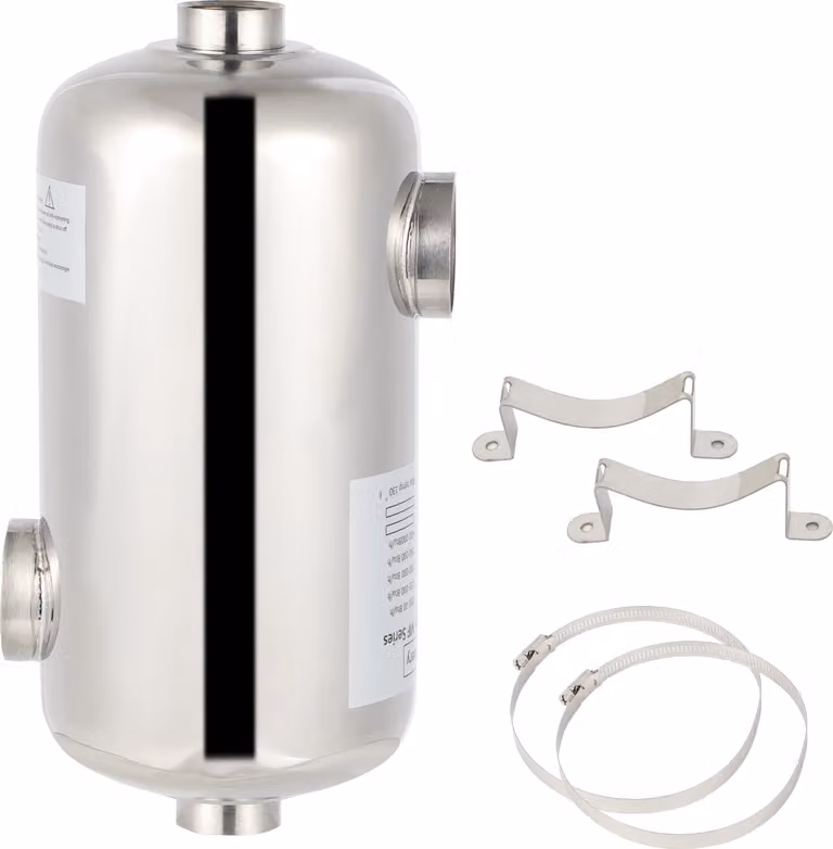 Clanmacy Riscaldatore per piscina Riscaldatore per piscina SS304 Scambiatore di calore per piscina Acciaio inossidabile 28KW