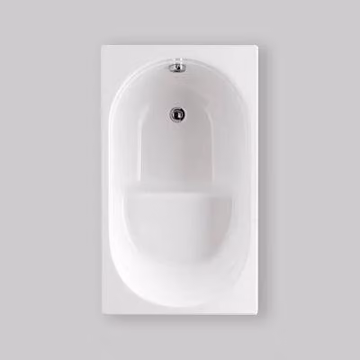 VASCA RETTANGOLARE GEA CON SEDUTA SOLO GUSCIO 105x70 cm