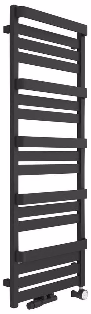 MARILENA Radiatore da bagno 500x1370mm, 600W, nero opaco