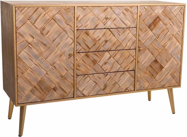 Credenza in legno marrone 120x40,5x81h