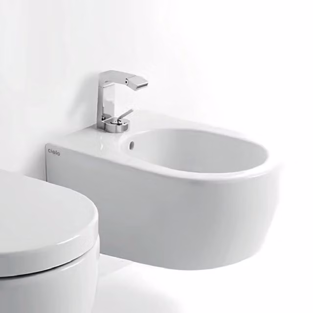Bidet Sospeso Ceramica Cielo "Smile 53" Bianco Lucido