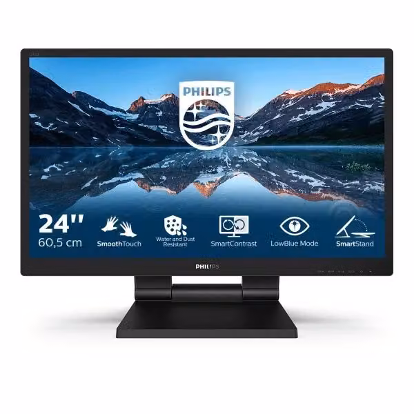 Monitor Philips B Line Smoothtouch 242B9T/00 da 23,8 pollici Full HD IPS Nero – 2