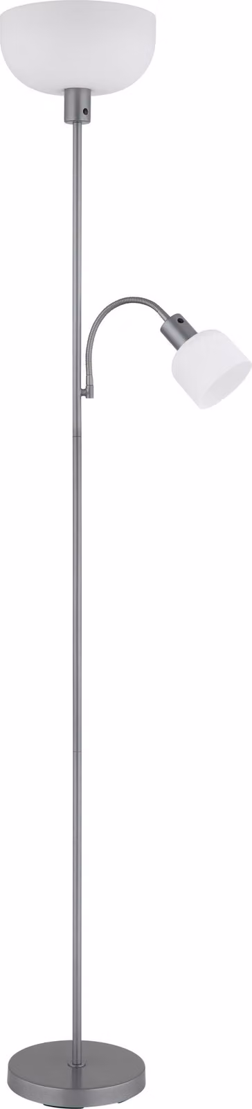 Lampada da terra Globo 59947 HINTON 1xE27 60 W argento