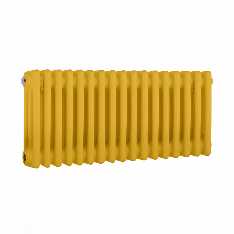 Radiatore Orizzontale a Colonne (3 Colonne) 300mm x 785mm - Giallo (Dandelion Giallo) - Regent