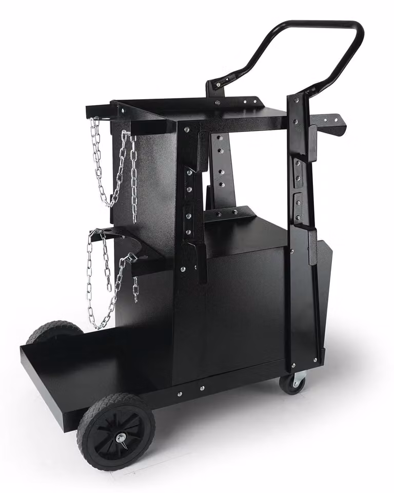 VEVOR: Carrello per saldatura con 2 ripiani e armadietto chiuso a chiave. Carrello mobile per saldatura, modello massimo.