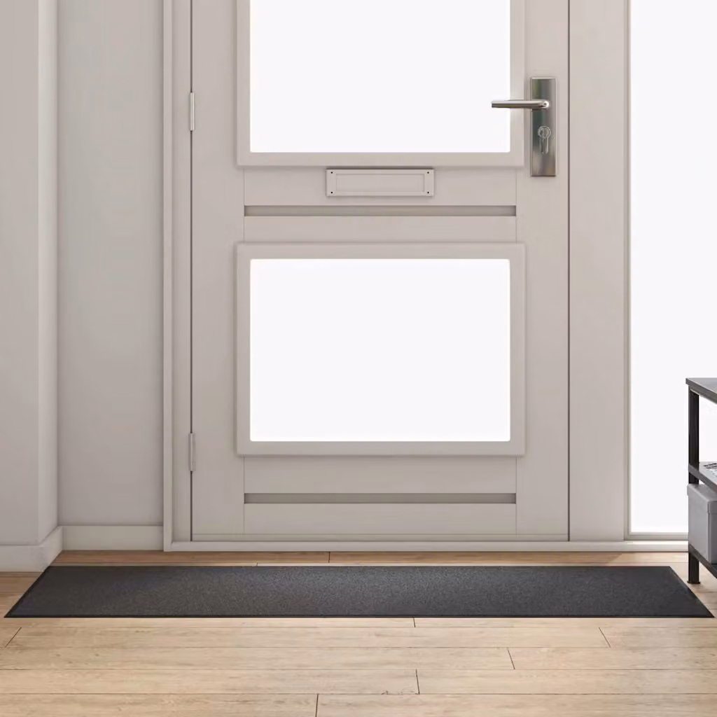 Tappetino rettangolare moderno vidaXL antracite e nero in poliammide L: 60 cm, P: 180 cm