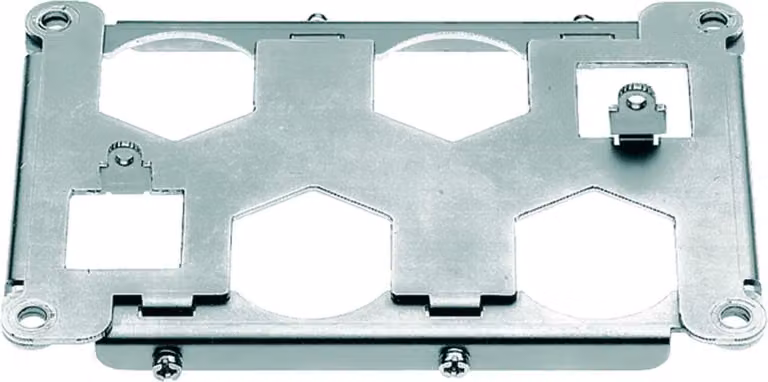HARTING Han HPR telaio di supporto, dimensione 48 HPR pin, per 4 moduli HC 350+2xQ5/0 Materiale metallo - 1 pezzo