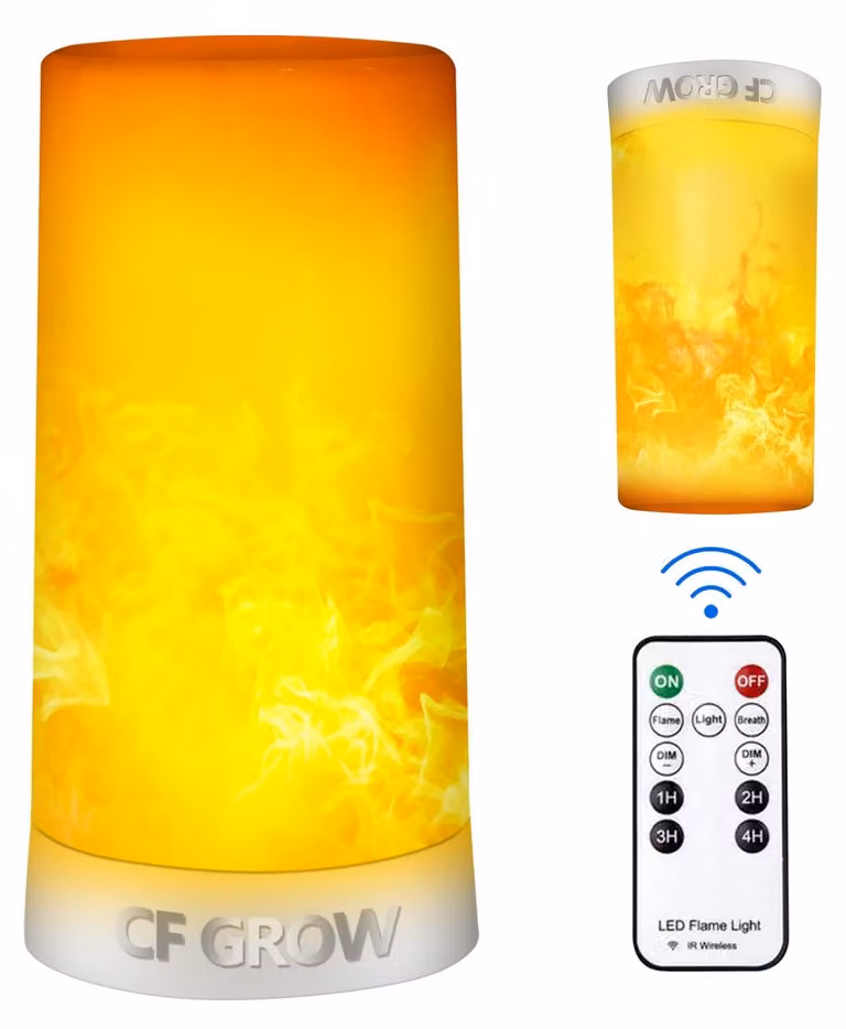 Lampada a LED con effetto fiamma, ricaricabile tramite USB, ideale per esterni, lampada da tavolo con effetto fiamma, impermeabile, dimmerabile, con 4 modalità