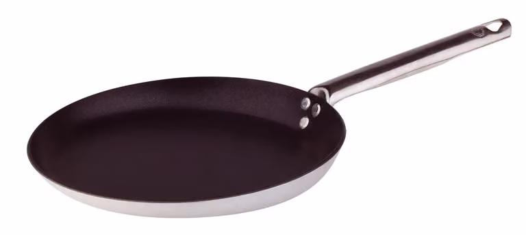 Padella crespelle (per crepes) in alluminio antiaderente 3mm, diam. 24cm