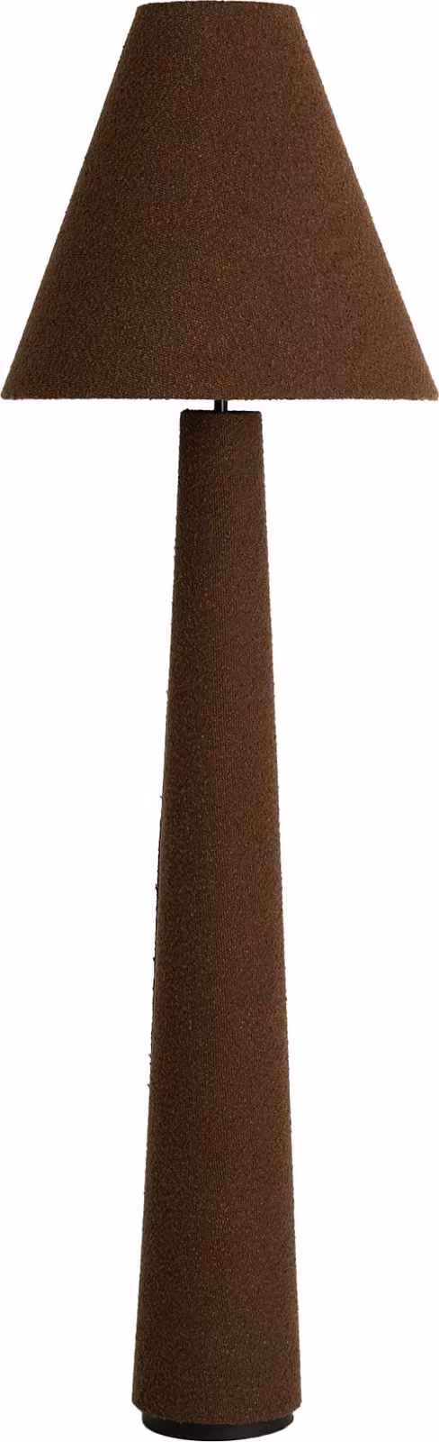 Lampada da terra - marrone - Devia - tessile - lampada d'atmosfera - E27 - 1891661 - Light & Living