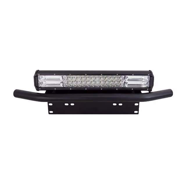 Portatarga, striscia luminosa a LED, fari off-road, supporto combo n da 18"