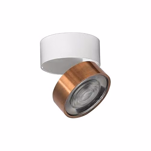 Lampada da soffitto Hole LED 7W 3000K CRI90 38° IP20 rame - Gruppo Rossini | Illuminazione da parete o da soffitto orientabile design