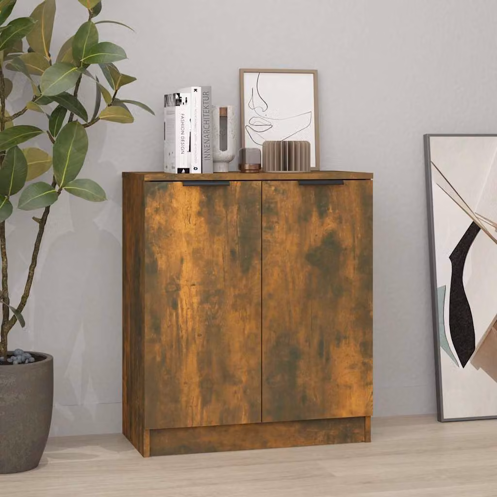 Credenza a parete vidaXL in legno tecnico color marrone L: 60 cm, P: 30 cm, H: 70 cm