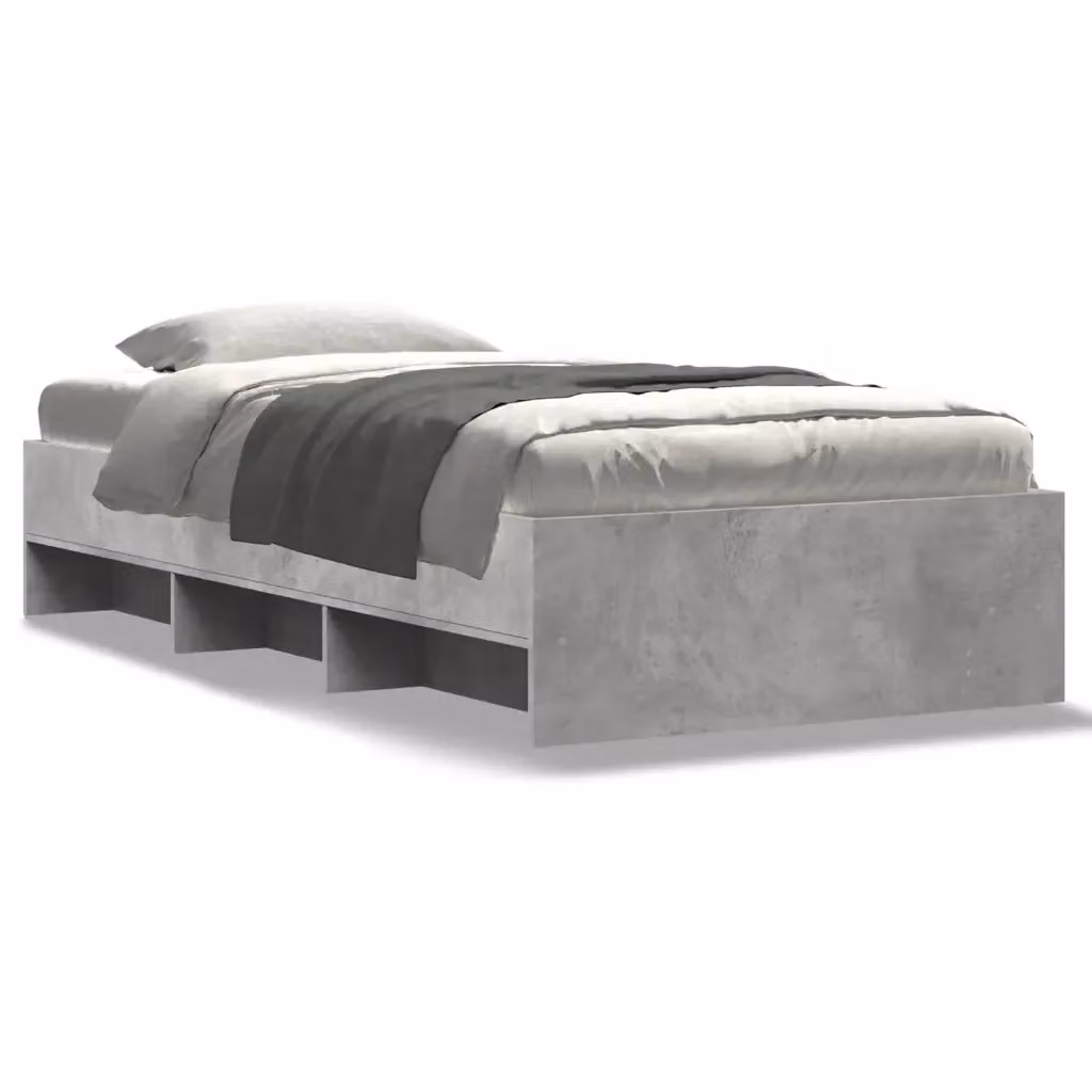 Giroletto vidaXL Grigio Sonoma in Legno Multistrato, L/P/H: 90 x 200 x 35 cm – 2
