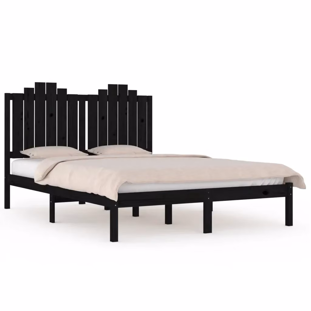 Giroletto VIDAXL in legno massello di pino nero con doghe fisse, L/P: 200 x 200 cm – 2
