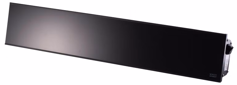Riscaldatore a infrarossi Relax Glass IP65 1800 Watt Nero-Nero