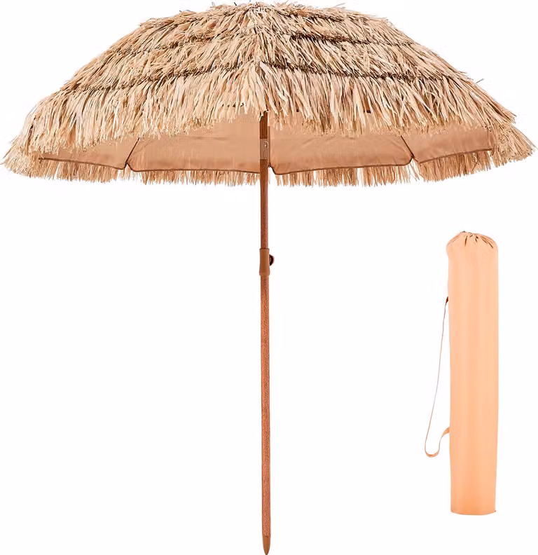 SucceBuy: Ombrellone da spiaggia in stile hawaiano, ideale per spiaggia e giardino