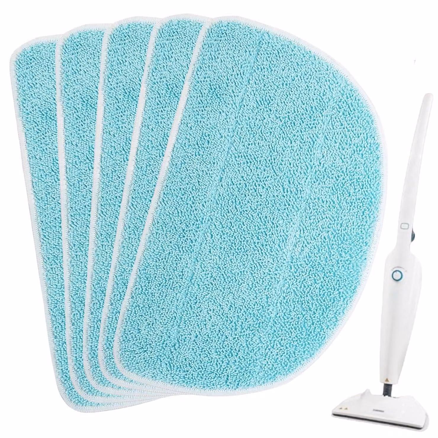 5 cuscinetti di ricambio, dimensioni 33x19,5 cm, colore blu