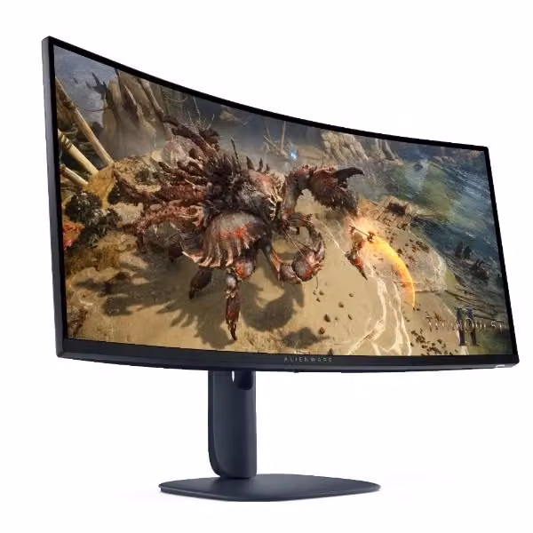 Monitor PC Dell Alienware AW3425DWM da 86,4 cm (34") Wide Quad HD 3440 x 1440 pixel LCD, Nero e Blu – 2