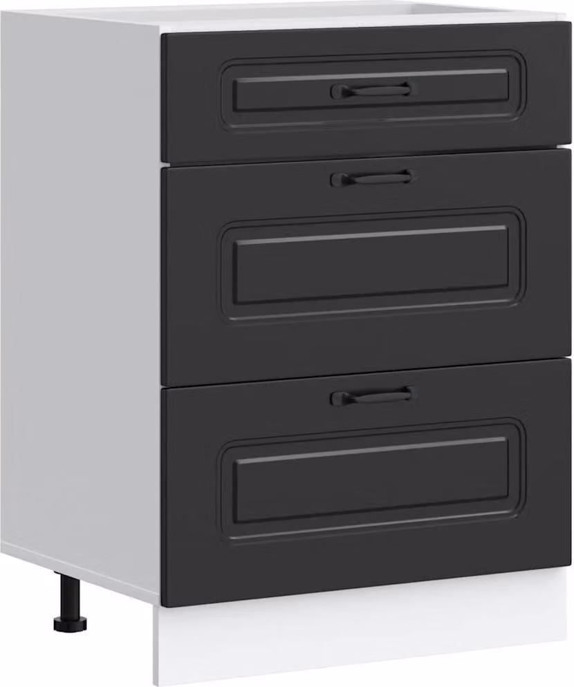 vidaXL Base per cucina "Kalmar" in legno nero