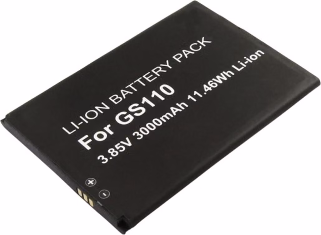 Avizar, Batteria per Gigaset GS110 3,8 V 3000mAh Li-Ion Ref V30145, Nero