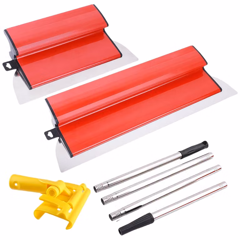 Omgoods - Set di 2 spatole in acciaio inossidabile per lavori di stucco