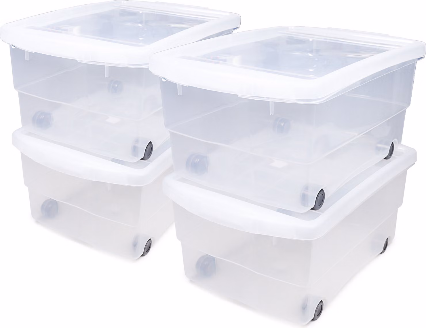 ONDIS24 Cassa su ruote con coperchio 80 L, versione robusta