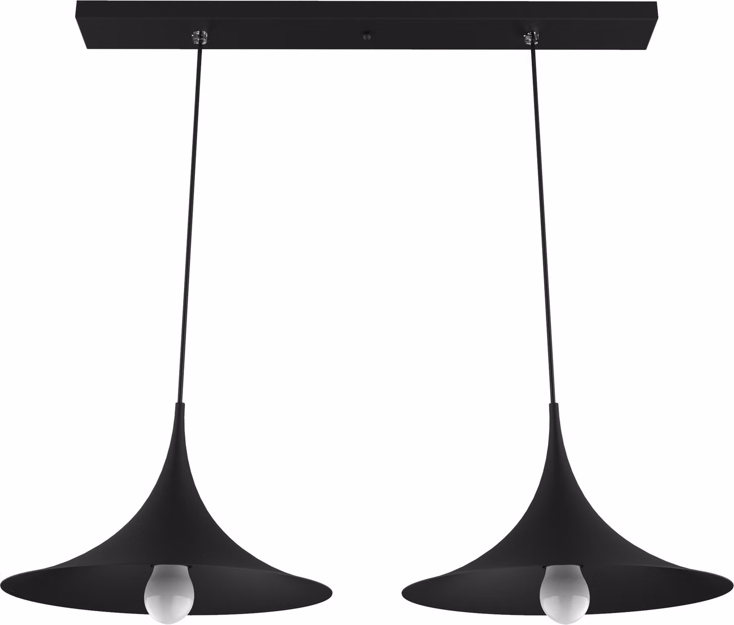 Lampade A Sospensione Louie X2 Monocolore