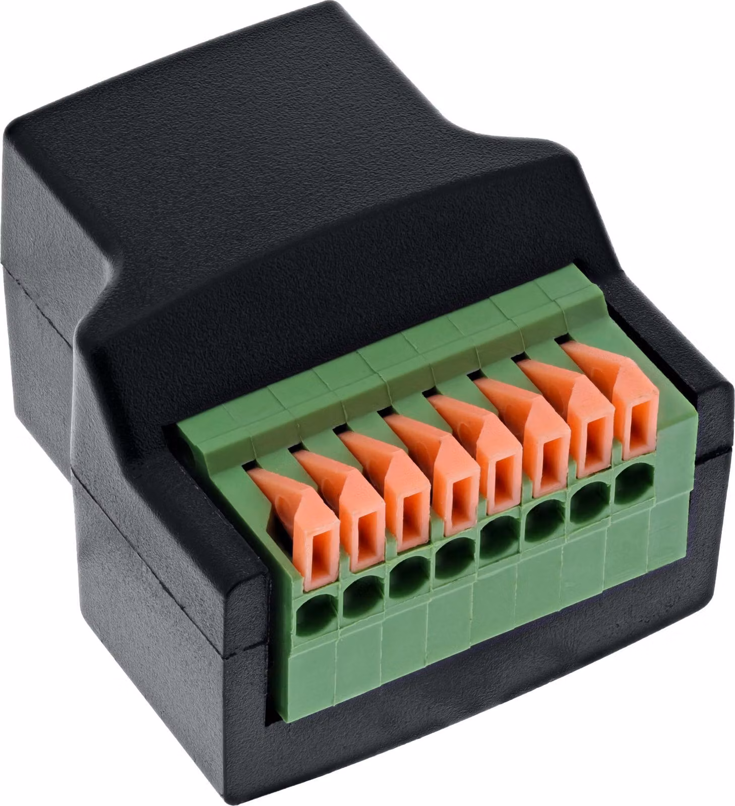 Connettore RJ45 InLine® montato su morsetto a vite rapida, 8 poli