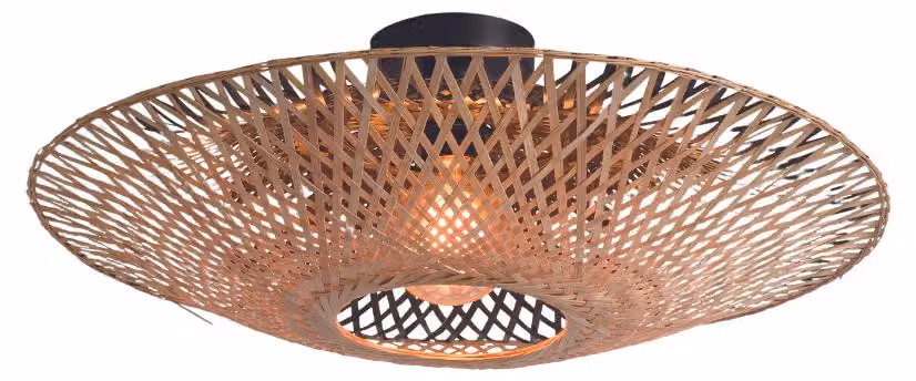 GOOD&MOJO - Lampada da soffitto Kalimantan - Bambù - Ø60cm