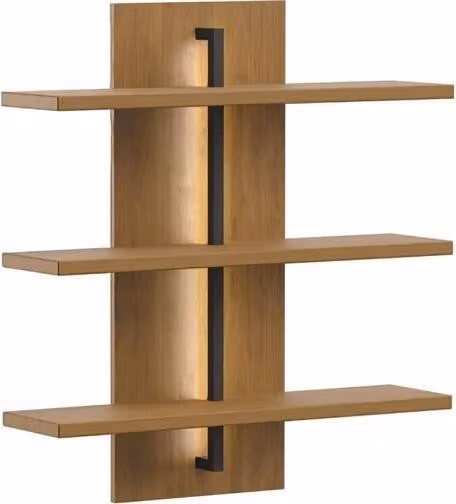 Regalbrett Wandregal Braun Regal Schweberegal Dekoregal Wandkasten