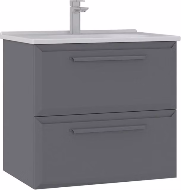 Mobile lavabo "Nuvola 65 v2" - 65 x 50 x 62 cm - Grigio