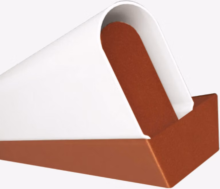 LUCIS lampada da parete AULA 20,9W LED 4000K vetro acrilico rame AU3.L2.600.72