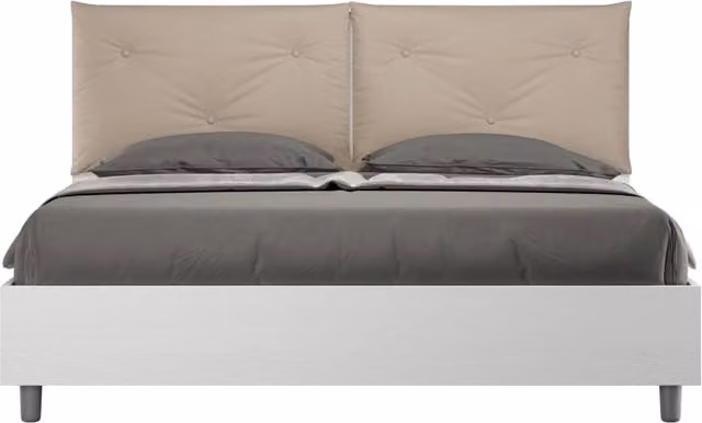 Letto Matrimoniale 160x190 cm Senza Rete Appia Egos Tortora