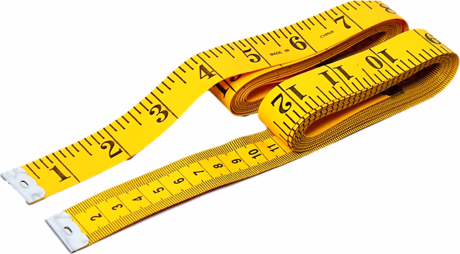 metro da sarto da 3 m per cucire o misurare la circonferenza del corpo, metro a nastro flessibile per il corpo 300 cm x 2 cm - metro a nastro morbido biadesivo con misurazione in centimetri e pollici per sarti o artigiani