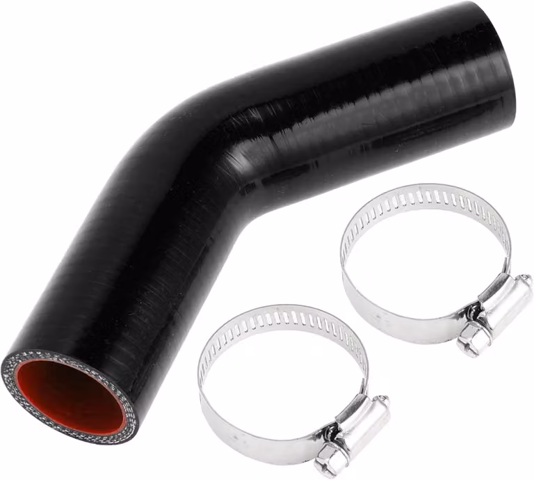 Tubo in silicone a 45 gradi, diametro interno di 32 mm, lunghezza di 90 mm, per liquido di raffreddamento