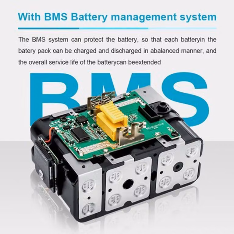 Batteria da 18V - 6Ah agli ioni di litio - Batteria ricaricabile di ricambio per utensili elettrici